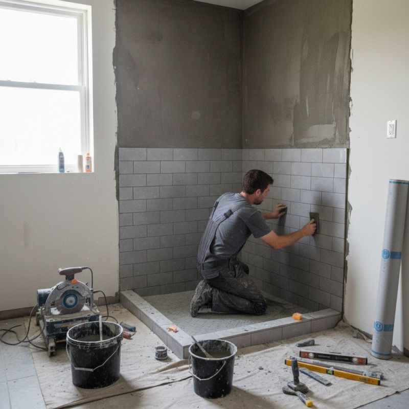 Tile Shower Pan Installation in Denver, CO