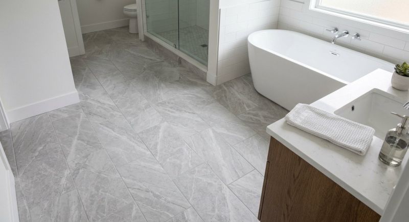 Restroom Floor Replacement in Loudoun County, VA