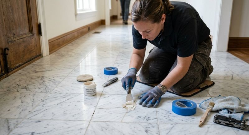 Terrazzo Tile Repair in Kansas City, KS