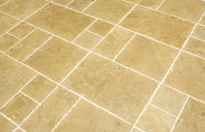 Travertine Paver Installation